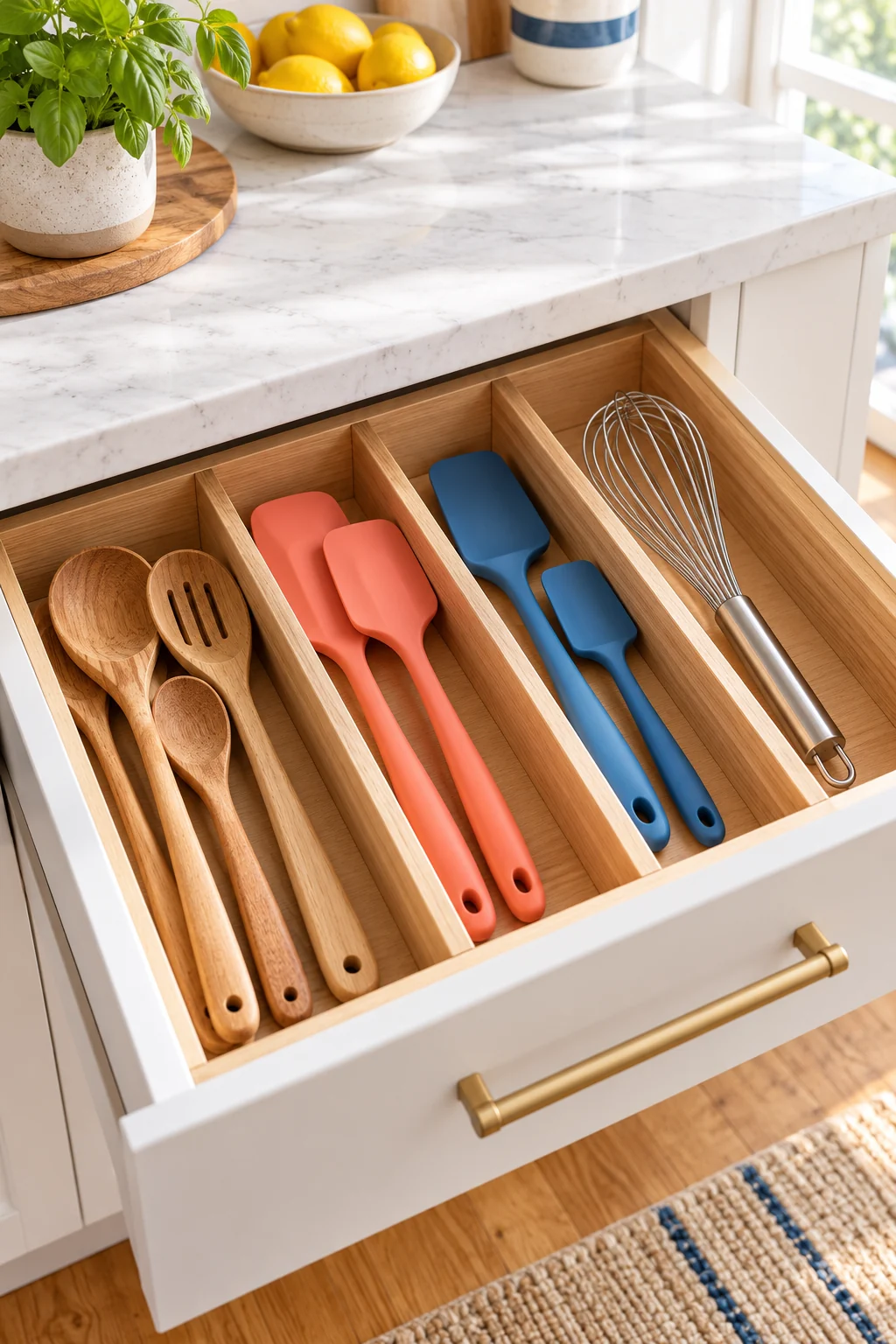 25 Kitchen Utensil Organizer Ideas for Drawers and Countertops